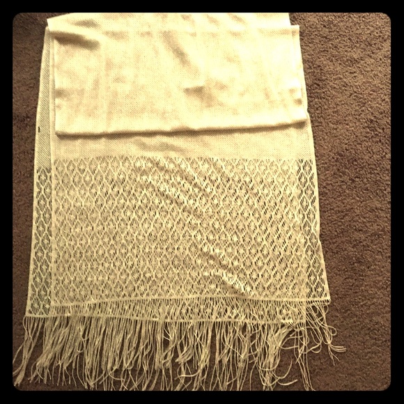 Nordstrom Accessories - Nordstrom pashmina gold with fringe! NEW